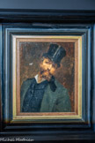 <center>Le musée Goya.</center>Marcel BRIGUIBOUL
(SAINTE-COLOMBE-SUR-L’HERS, 1837 - NÎMES, 1892)
Autoportrait au chapeau.
S.D.
HUILE SUR TOILE
LEGS VALENTINE BRIGUIB0UL, 1928