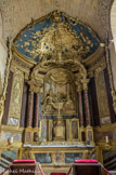 <center>Lescar</center>La cathédrale Notre-Dame. Retable XVIIIe siècle. Descente du Saint-Esprit sur les apôtres.