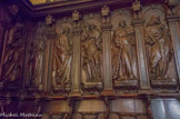<center>Lescar</center>La cathédrale Notre-Dame. St Thoma, st Jarques le mineur, st Tadée (Jude), st Simon, st Mathias (remplaçant de Judas)