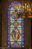 <center>Lourdes.</center>Basilique de l'Immaculée-Conception. Chapelle de Saint Joachim : L'évêque de Rodez vient à la Grotte (15 septembre 1874) ; naissance de Marie.