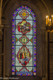 <center>Lourdes.</center>Basilique de l'Immaculée-Conception. Chapelle de Saint François-Xavier :  Saint François-Xavier élève un autel en Extrême Orient ; Consécration de la basilique (2 juillet 1976).