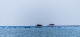 <center>Le bassin d'Arcachon</center>Cabanes tchanquées de l'île aux Oiseaux.