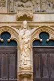 <center>Portail de st Ursin.</center> Selon la tradition St Ursin, l'évangélisateur du Berry, aurait apporté à Bourges les reliques du premier martyr, st Etienne.
