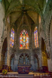 <center>Eglise Notre-Dame. </center> Cette église ne possède pas de transept, elle se compose d'une nef avec 4 travées et elle s'achève par un chevet à pan coupé. Le vitrail central, de 1861, montre l'Assomption de la Vierge.