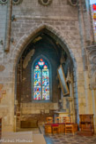 <center>Eglise Notre-Dame. </center> Cette église comprend de remarquables vitraux de la fin du 15°, en particulier celui consacré à St-Jean-Baptiste en huit tableaux.