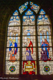 <center>Eglise Saint-Bonnet  XVIe siècle </center> L'intérieur est orné de verrières Renaissance, œuvre du grand peintre-verrier de Bourges, Jean Lécuyer (auteur d'autres vitraux dans la cathédrale Saint-Etienne).