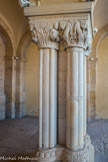 <center>Paray le Monial </center>Les piliers centraux ont été refaits en 1856 par Millet avec quatre colonnettes et une colonne centrale de granit.