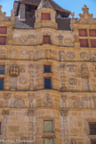 <center>Paray le Monial </center>Maisons « Jayet ». <br> .Le décor végétalisé et géométrique sur les balustres ou les montants est aussi typique de cette période.