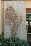 <center>Paray le Monial </center>Mosaïque exécutée en août 2011 au cours d’un stage chantier dirigé par Marie-Laure Besson et Mélaine Lanoë, et réunissant 16 mosaïstes.