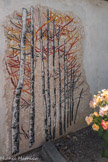 <center>Paray le Monial </center>Mosaïque exécutée en août 2012 au cours d’un stage chantier dirigé par Marie-Laure Besson et Mélaine Lanoë, et réunissant 8 mosaïstes.