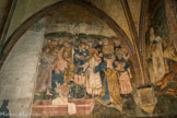 <center>Beaune </center>Dans la chapelle Saint-Lazare, des peintures murales commanditées par Jean Rolin, cardinal d'Autun, attribuées à Pierre Spicre au XVème siècle. Y sont présentés la résurrection de Lazare entouré du Christ et des apôtres,