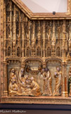 <center>Le musée des Beaux-Arts de Dijon</center>RETABLE DE LA CRUCIFIXION 1390 -1399. L'adoration des Mages.