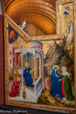 <center>Le musée des Beaux-Arts de Dijon</center>RETABLE DE LA CRUCIFIXION 1390 -1399. Au revers panneaux peints. A gauche L'Annonciation et la Visitation.