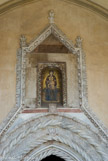 <center>Palerme</center>Porche de la cathédrale. Mosaique de 1426