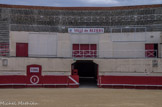 <center>Les arènes de Béziers. </center>Emplacement des fanfares.