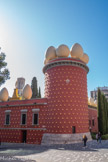 <center>Théâtre-musée Dalí à Figueras. </center>Tour Galatea, ancienne tours des remparts.