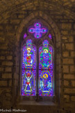 <center>Abbaye de Fontfroide.</center>L'abbatiale. Les saints de Fontfroide . Saint André, Sainte Germaine de Pibrac. Saint René et sainte Marguerite.