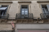 Montpellier. <br>Sur les façades, les balcons sont en fonte.