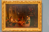 <center>Femmes d’Alger dans leur intérieur</center>Delacroix, Ferdinand Victor Eugène Charenton-St-Maurice, 1798- Paris, 1863. Salon de 1849 Huile sur toile.
Lors de son séjour au Maroc, Delacroix avait été autorisé à pénétrer le harem de l’ancien Rais du dey d'Alger. Quinze ans après la première version du Louvre, il réalise cette composition apaisée, où le pittoresque laisse place à l’évocation nostalgique de ces femmes inaccessibles.