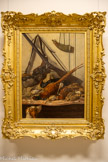 <center>Trophée de Chasse</center>Monet, Claude
Paris, 1840 - Giverny, 1926

1862
Huile sur toile. Œuvre récupérée par les Alliées en 1945, MNR 213; Dépôt du Musée d'Orsay, 2006 .