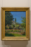 <center>Jardin en fleurs, à Sainte-Adresse</center>Monet, Claude
Paris, 1840 - Giverny, 1926.
1866
Huile sur toile