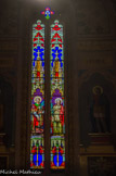 <center>La cathédrale Saint-Jean-Baptiste.</center>Chapelle Saint-Laurent. Saint-Laurent et Sainte Catherine d’Alexandrie. De chaque coté, deux peintures murales : Saint-Barthélemy apôtre et Saint-Ferréol, martyr.