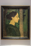<center></center>Musée Hyacinthe Rigaud. <br> Aristide Maillol
(Banyuls-sur-Mer, 1861-1944)
Profil de femme
Huile sur toile