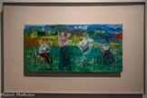 <center></center>Musée Hyacinthe Rigaud. <br> Raoul Dufy
(Le Havre, 1877 - Forcalquier, 1953)
Musiciens à la campagne
1948-1949
Huile sur toile