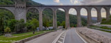 <center>Le viaduc Séjourné.</center>Sa construction a commencé en 1906 et s'est achevée en 1908.