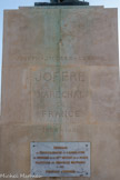 <center>Rivesaltes</center>A Joseph Jacques Césaire Joffre maréchal de France.