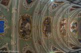 <center>San Giovanni Battista.</center> Les fresques de la voûte de la nef ont été réalisées après le tremblement de terre de 1887 par Graffigna de Gênes.