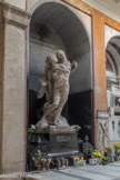 Cimetière monumental de Staglieno. <br> Tombe de la la famille Gaggero, sculpteur, A. Noris.