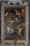 Chiesa del Gesù.<br>Nef latérale gauche.
Dans la première chapelle : des fresques de Lorenzo De Ferrari et un saint François-Borgia de A. Pozzo.