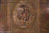 Eglise de San Bartolomeo des Arméniens.  Sur la voûte, le martyre de San Bartolomeo de Lazzaro Tavarone ( 1596 ).