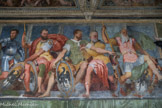 Villa del Principe. Palais d'Andrea Doria.<br> La Loggia des Héros.  Filippo, Pagano, Luciano, Pietro, Antonio et Tomaso