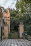 Villa Durazzo Pallavicini. <br> Entrée du parc.
