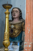 <center>Ceriana.</center> Buste reliquaire de Saint Barthélémy que l'on porte en procession.