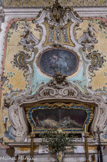 Décor en stuc de la fin du XVIIIe siècle. Reliques de Saint Placide.
