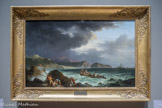 Jean-Baptiste Tierce. Rouen, 1737 – Florence, 1794 ?
Une tempête.
Huile sur toile. Toulouse, musée des Augustins.