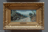 <center>Petite route dans les pins</center>Paul Guigou,
Villars, 1834 -Paris, 1871.
Huile sur toile, 1859.