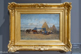 <center>La Moisson</center>Marius Engalière.
Marseille, 1824 - Paris, 1857.
Huile sur toile.