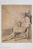Portrait – Charge. François-André Vincent.
Paris 1746, Paris, 1816.
vers 1774 – 1775.
Pierre noire sur papier.
Marseille, musée des Beaux-Arts.