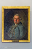 <center></center><center>Le Grand salon</center> Chaix, peintre des Borély. Portrait de Joseph Esprit Brun, architecte du château.