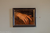 <center>Salon de musique.</center> Etude de main droite .Tableau. RICARD Gustave 19e siècle. Peinture à l’huile.