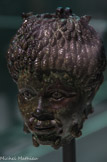 <center>Vase en forme de tête d'Ethiopien</center>Ier siècle apr. J.-C. ( ?)
Bronze, fonte à cire perdue