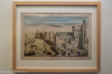 La ville religieuse.
Vue d'optique représentant la Major de Marseille.
Anonyme  XVIIIe siècle. Gravure sur cuivre.