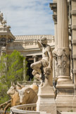 <center>Le palais Longchamp. </center> Triton, souffleur de conque (Lequesnes).