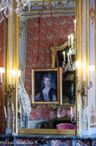 La chambre de Pauline de Caumont.<br>Portrait de Pauline.