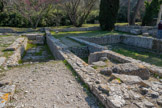 <center>Glanum</center>Les thermes. La piscine ou natatio.