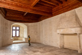 <center>Le château de Tarascon</center>Chambre de René Ier. Cette chambre est occupée par
René Ier lors de ses séjours en 1447-1449. Son plafond est totalement restauré en 2000.
